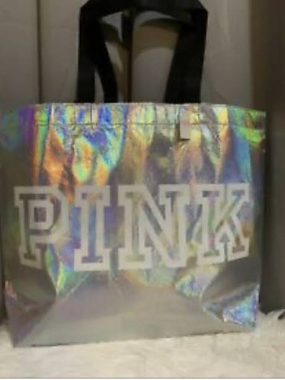 Victoria Secret Pink Mesh Tote Bag NWT